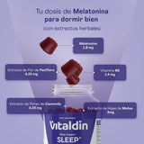 حلوى النوم بالميلاتونين — Vitaldin Sleep Support
